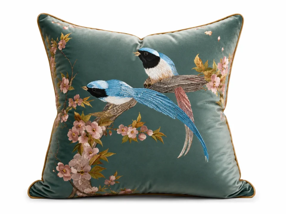 Azure Blossom Birds