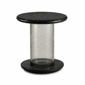 Bubble Side Table Nero Marquina