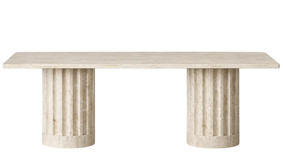 Travertine Dining Table