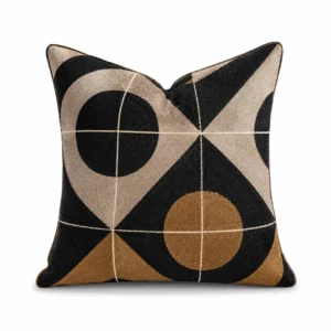 Circle Marquetry Cushion