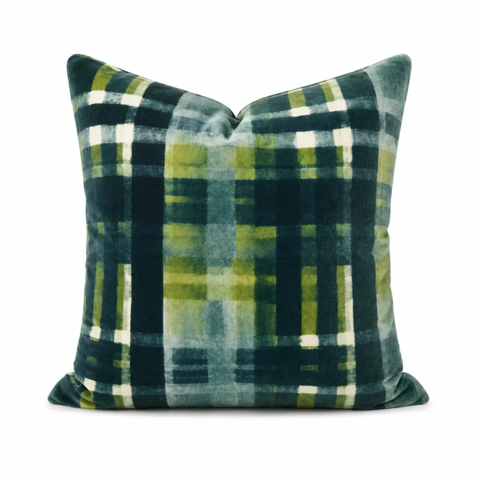 Green Velvet Cushion