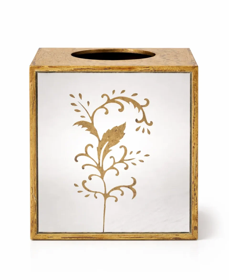 Madison Mirrored Tissue Box