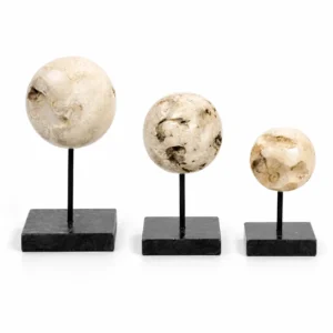 Organic Stone Sculptures, Set Of 3