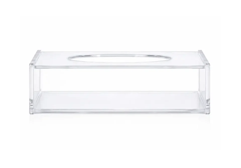 Rectangular Acrylic Tissue Box