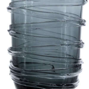 Smoky Finish Glass Vase (2)