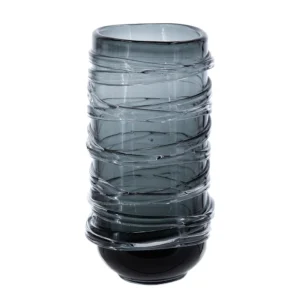 Smoky Finish Glass Vase (4)