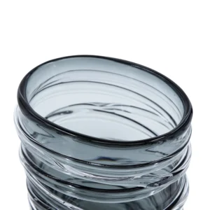 Smoky Finish Glass Vase (5)