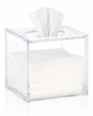 Square Acrylic Tissue Box (2)