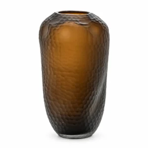 Vase Desiree Chocolate Glass Small