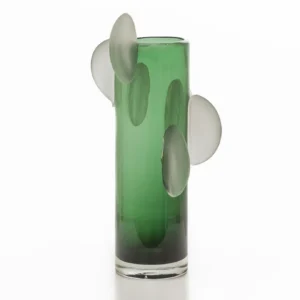 Vase-Frost-flower-green