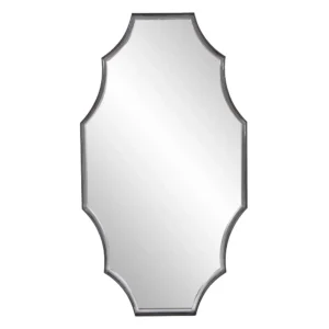 Allan-Andrews-Rectangular-Wall-Mirror-with-Scalloped-Graphite-Iron-Frame