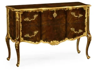 Gilded Mahogany Chest of Drawers