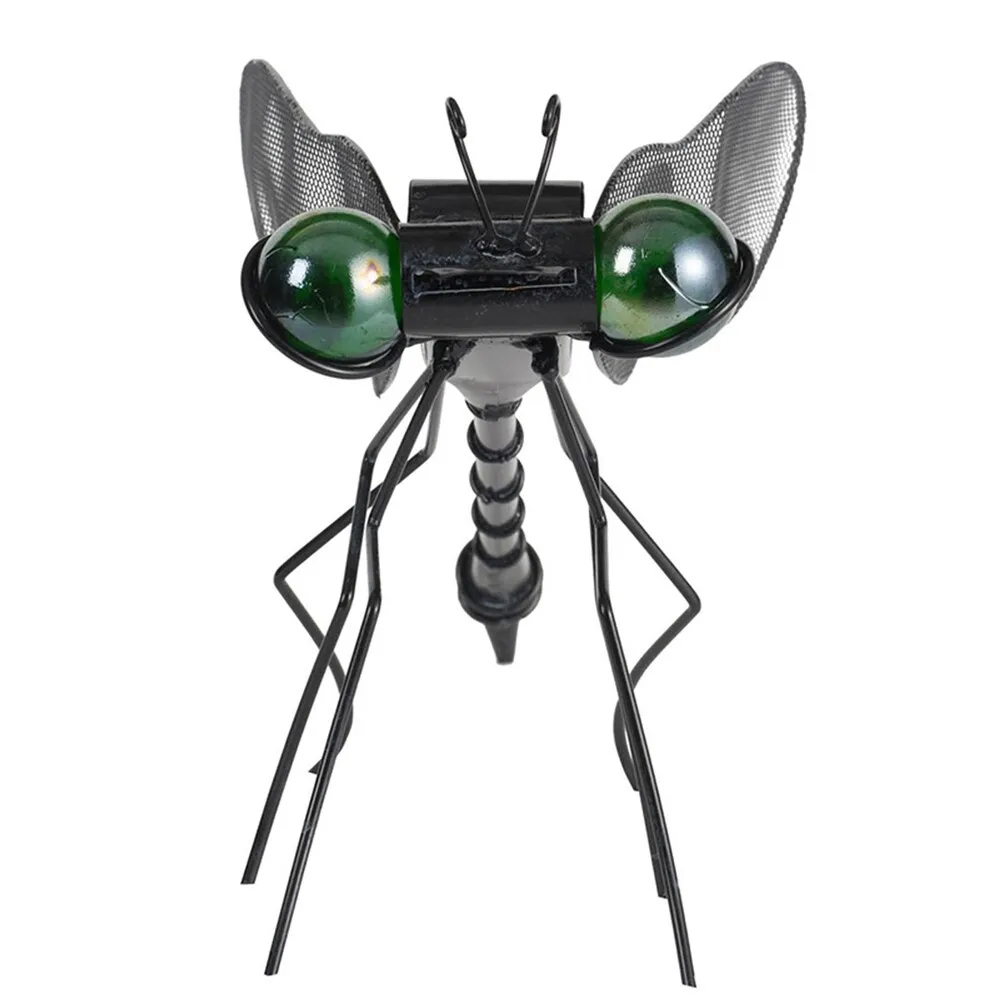 Black 14-inch Luminous Glow Dragonfly Figurine (2)