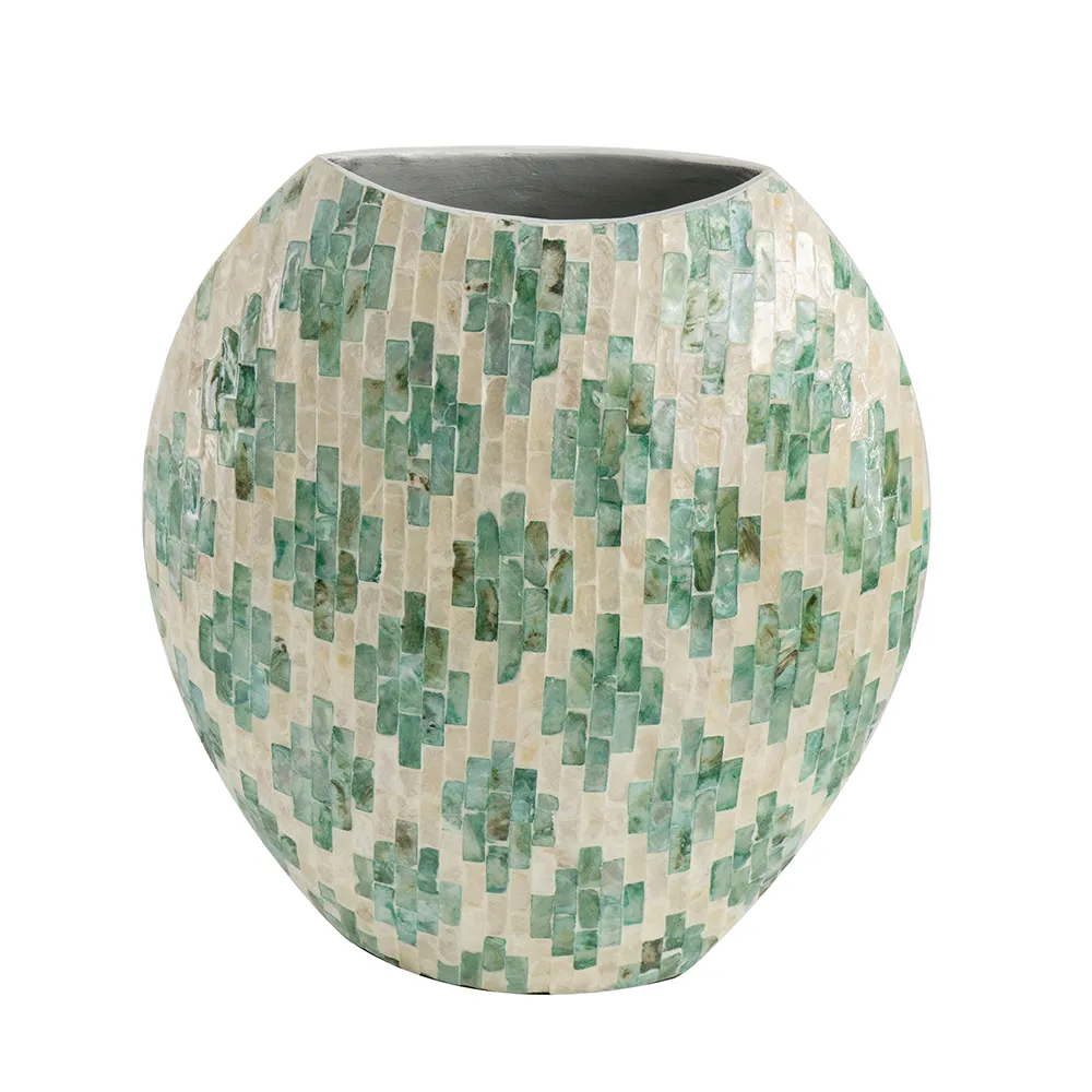 Emerald Mosaic Vase