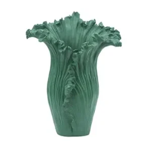 Green Floral Vase