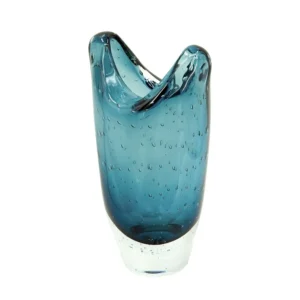 Curved Edge Glass Vase