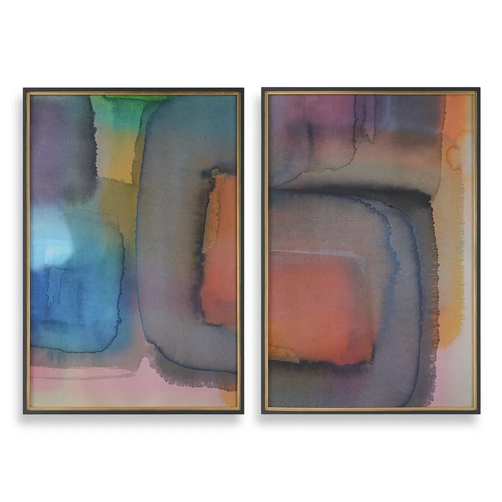 Prismatic Framed Artwork Set of 2