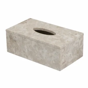 Rectangular Cream Marble Tissue Box (2)