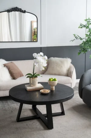 Round Marble Decorative Bowl, Cream (5)