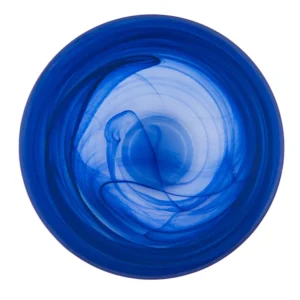 Smokey Blue Glass Vase (3)