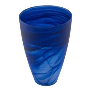 Smokey Blue Glass Vase (5)