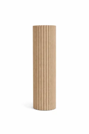 Travertin Fluted Pedestal (2)