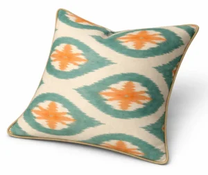 Aegean Ikat Cushion