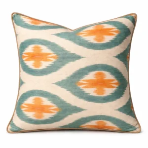 Aegean Ikat Cushion