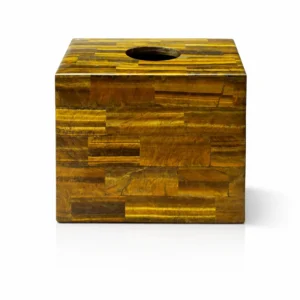 Golden Tiger Eye Tissue Box