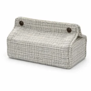 Tweed Fabric Tissue Box (1)