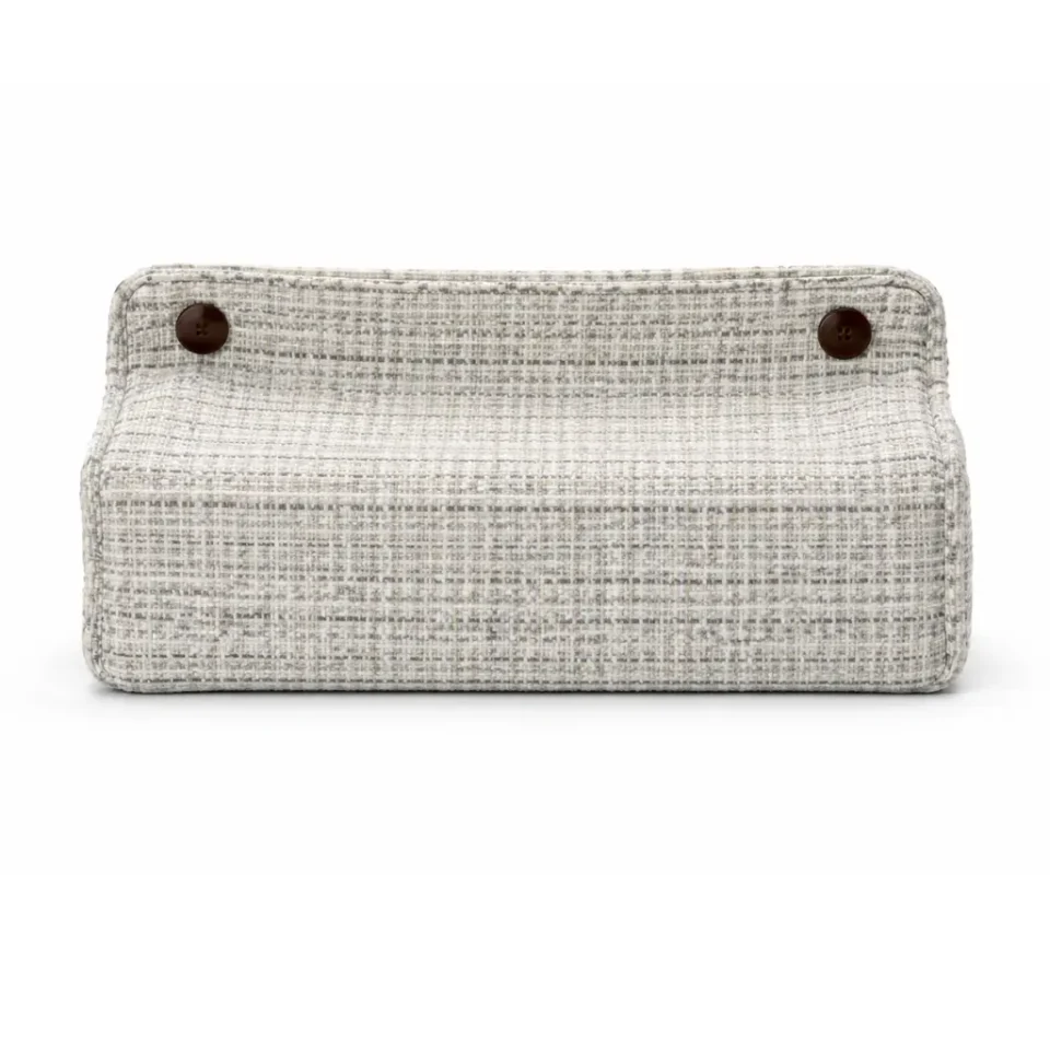 Tweed Fabric Tissue Box