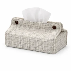 Tweed Fabric Tissue Box (3)