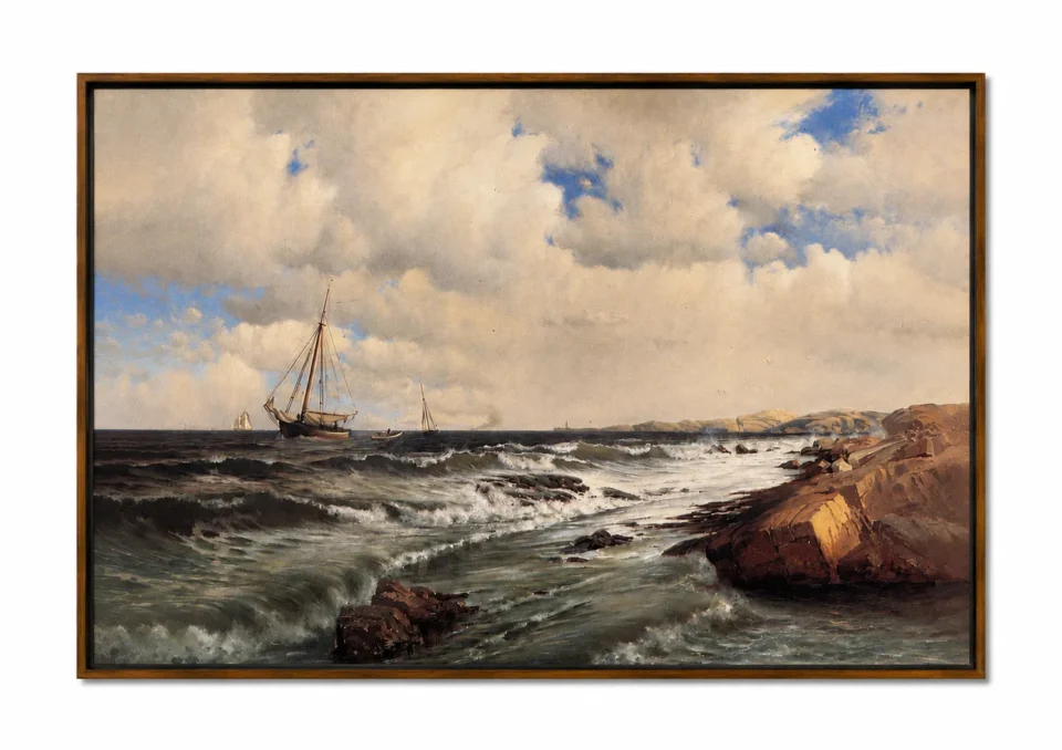 Autumn Afternoon on the New England Coast