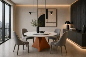 Grey Accent dining chair