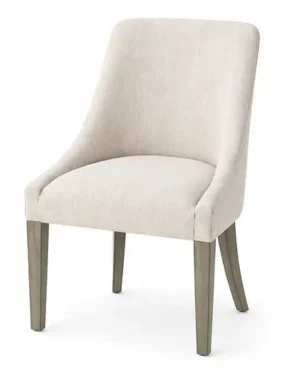 Ivory Upholstered Dining Chair