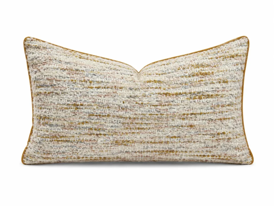 Champagne Tweed Cushion
