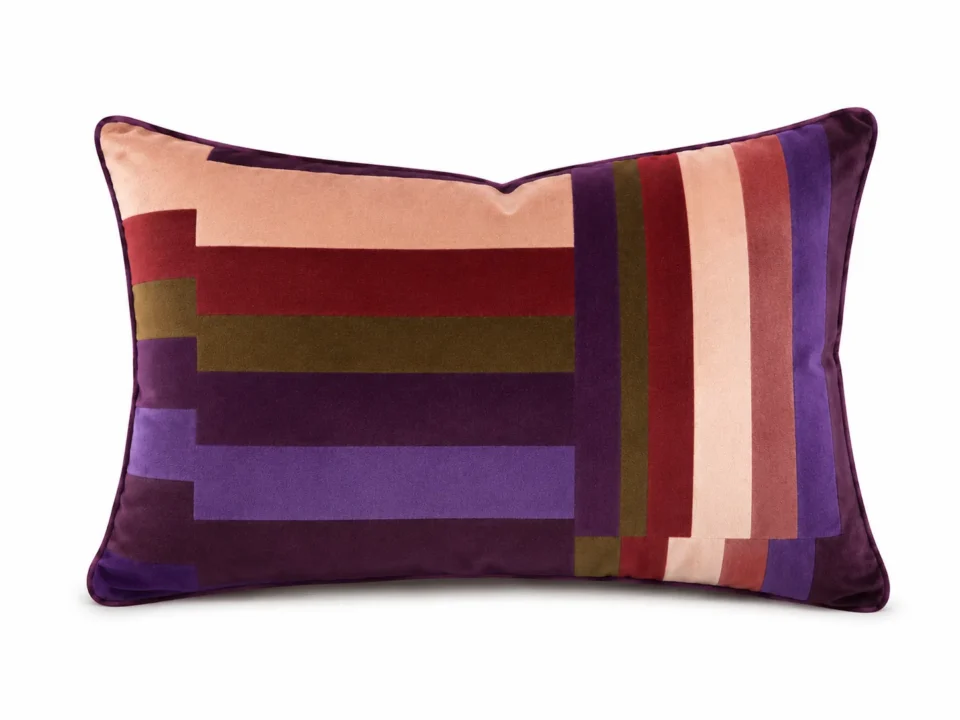 Dedale Amethyst Back Pillow