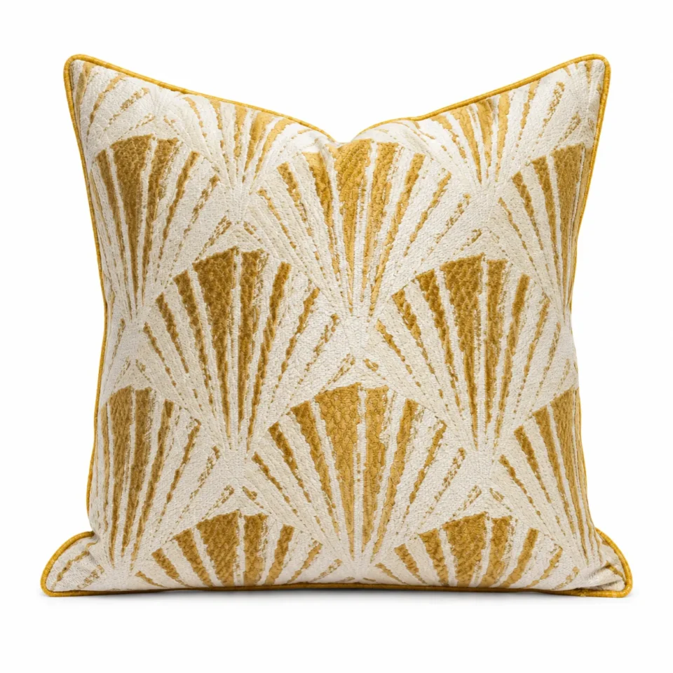 Gold Silver Cushion