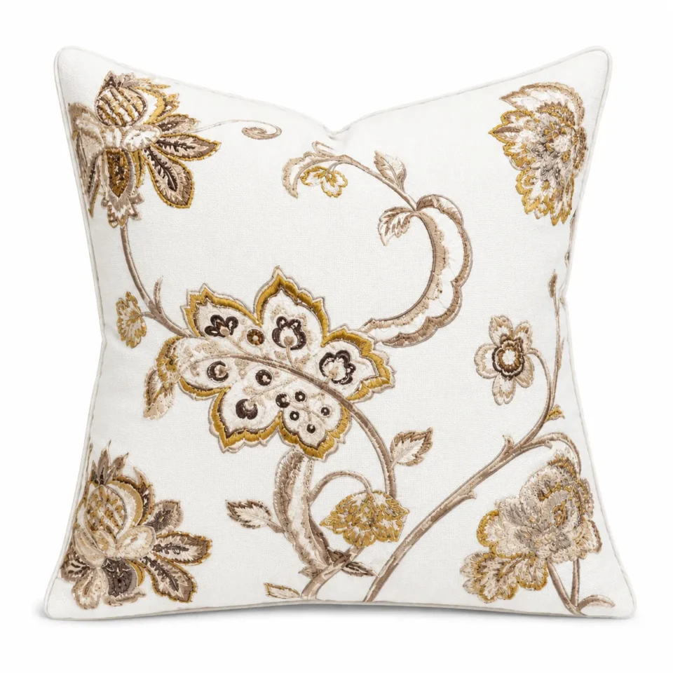 Golden Botanica Cushion