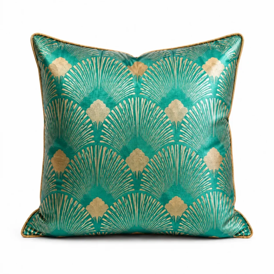 Green Palm Cushion