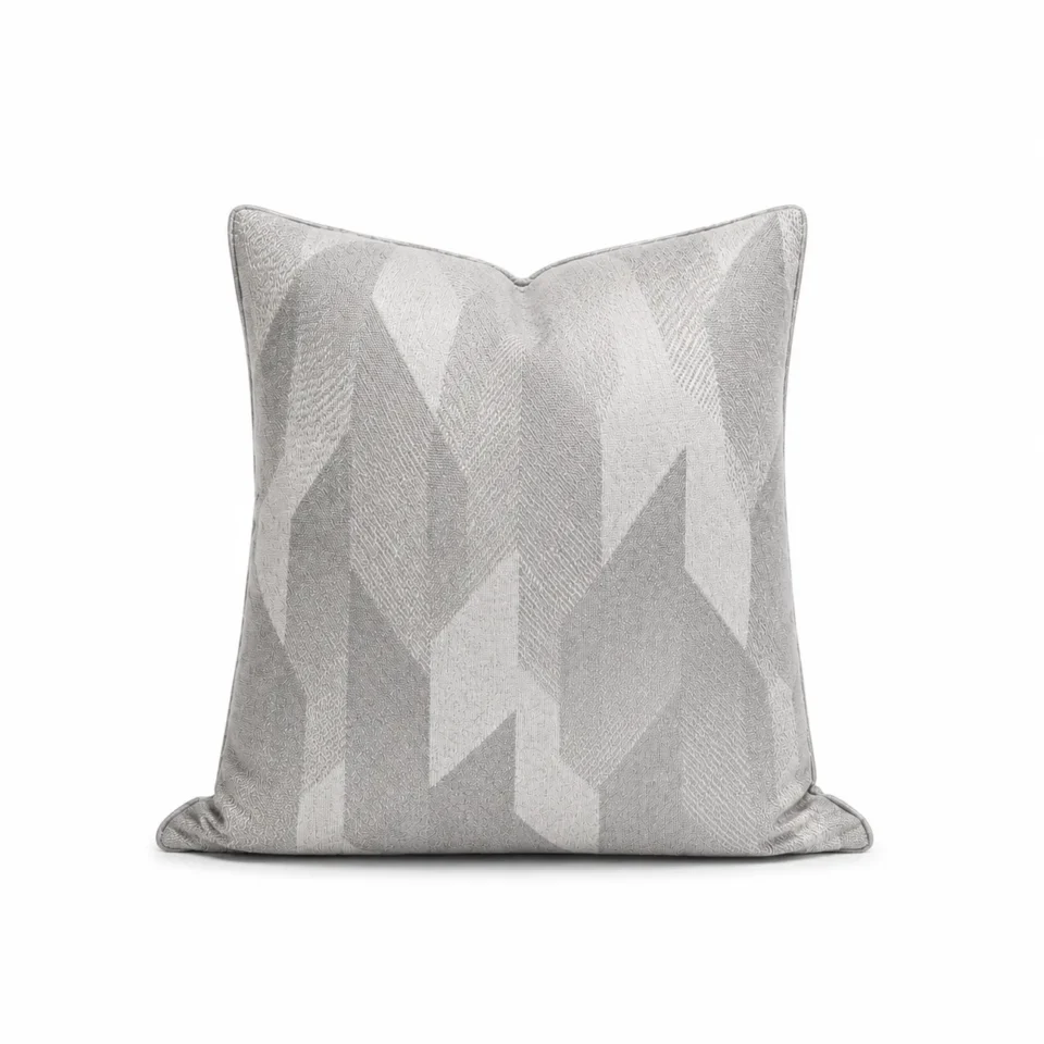 Silver Square Cushion