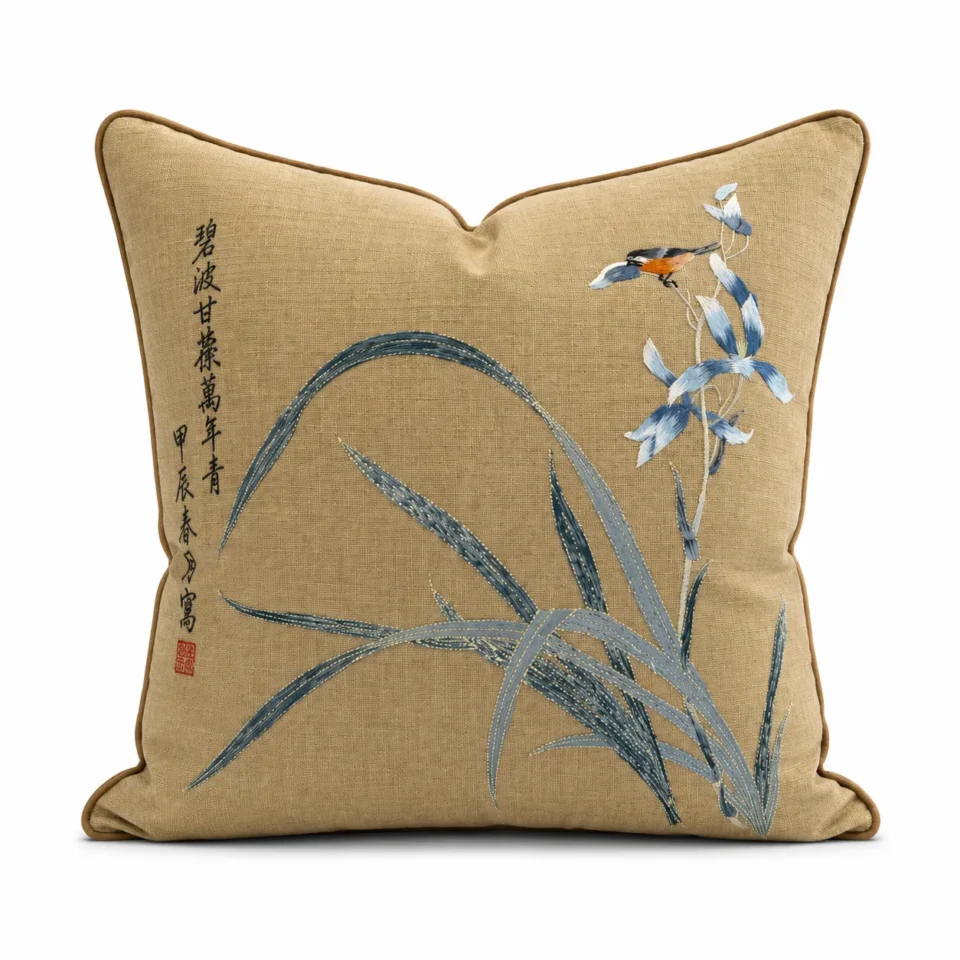 Songbird Orchid Cushion