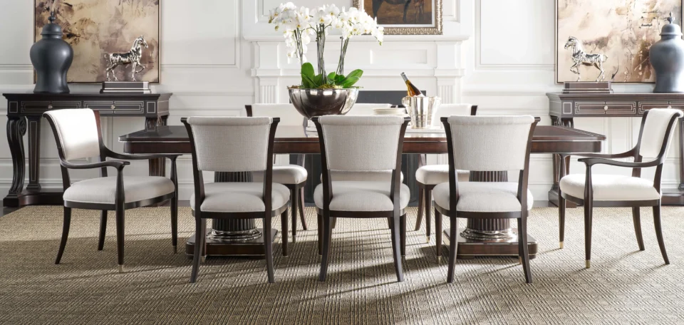 Dining area by Theodore Alexander